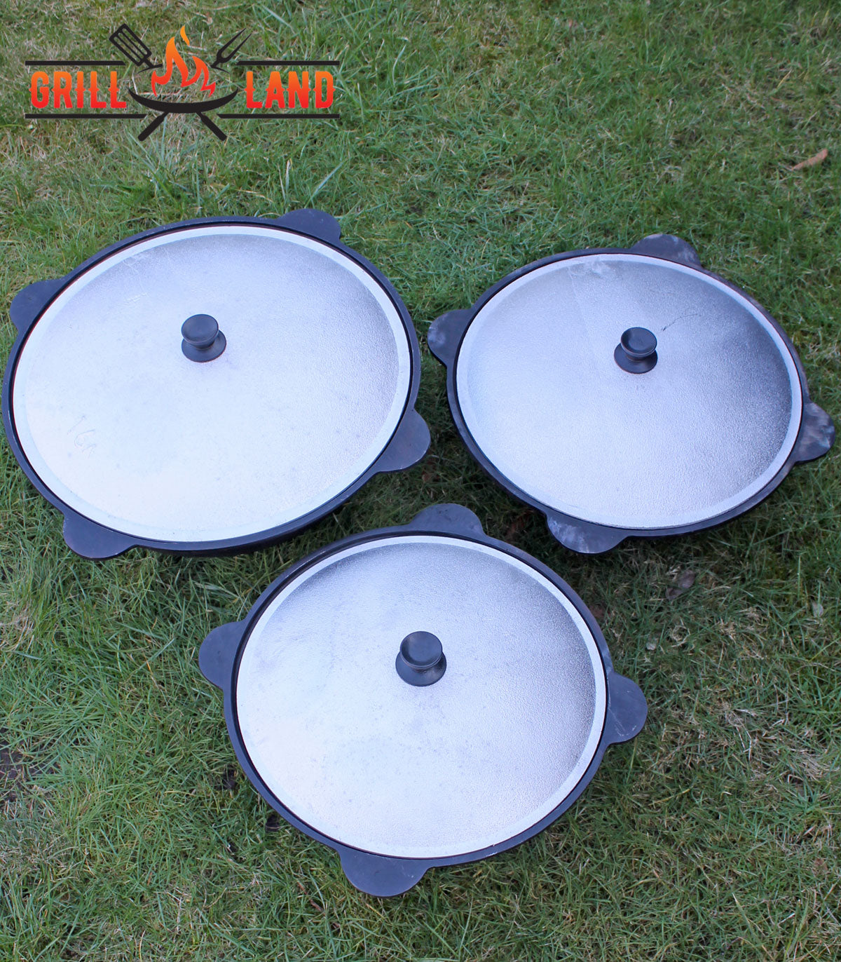 Казан узбекский, азиатская чаша, 10 литров, чугунный, с алюминиевой крышкой, плоское дно