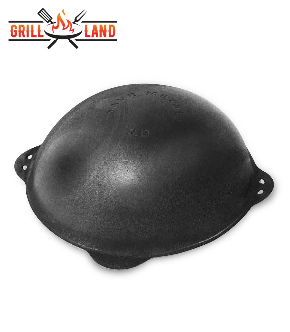 Казан узбекский, азиатская чаша, 10 литров, чугунный, с алюминиевой крышкой, круглое дно