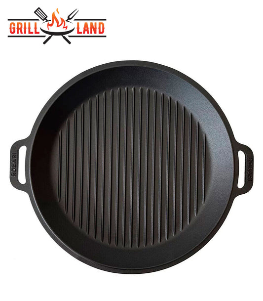 Чугунная крышка для казанов Robari 12-15 литров, она же сковорода-гриль