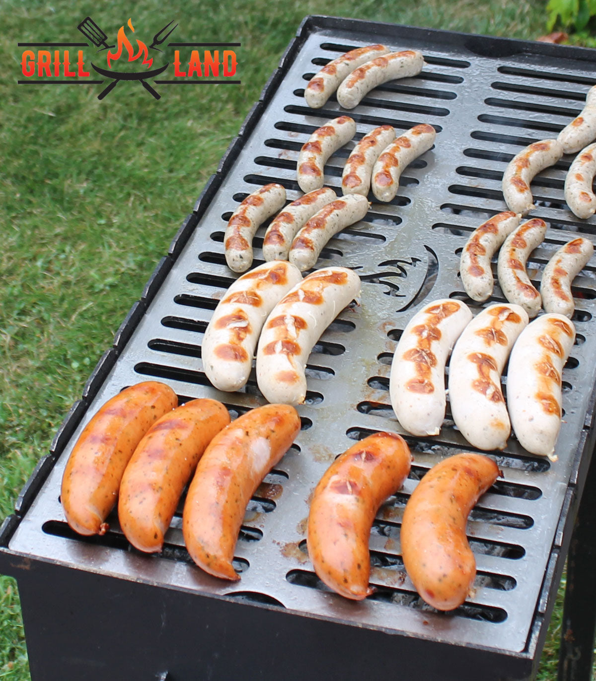 Edelstahl Grillrost passend zum Design-Holzkohlegrill Grill-Land