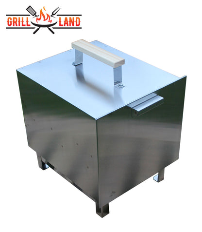 Tragbare Räucherkammer 45L aus rostfreiem Stahl Grill-Land